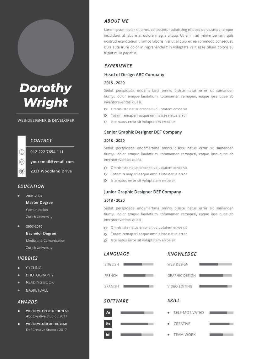 The Interview-Winning Resume Template Vol-25