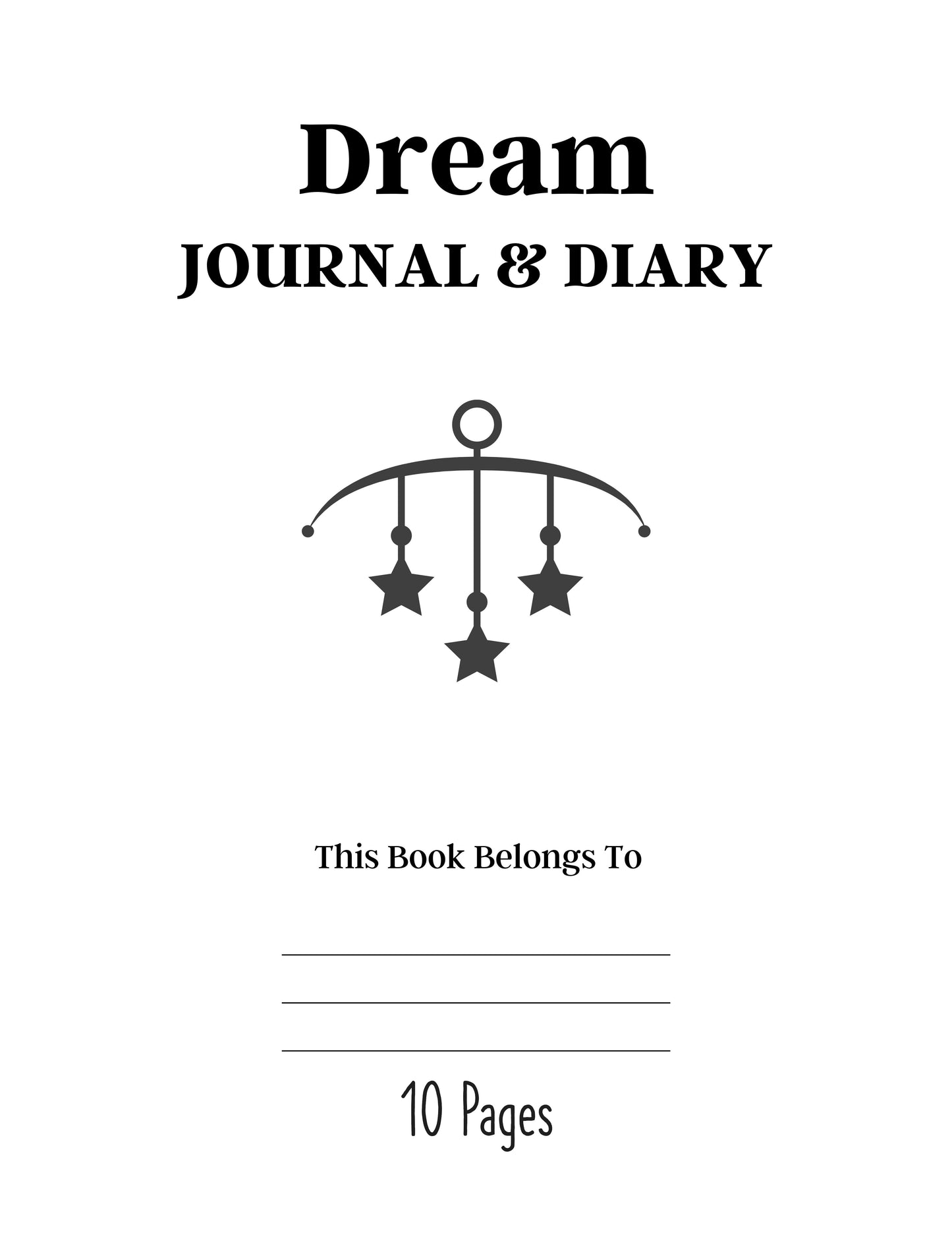 Dream Journal & Diary