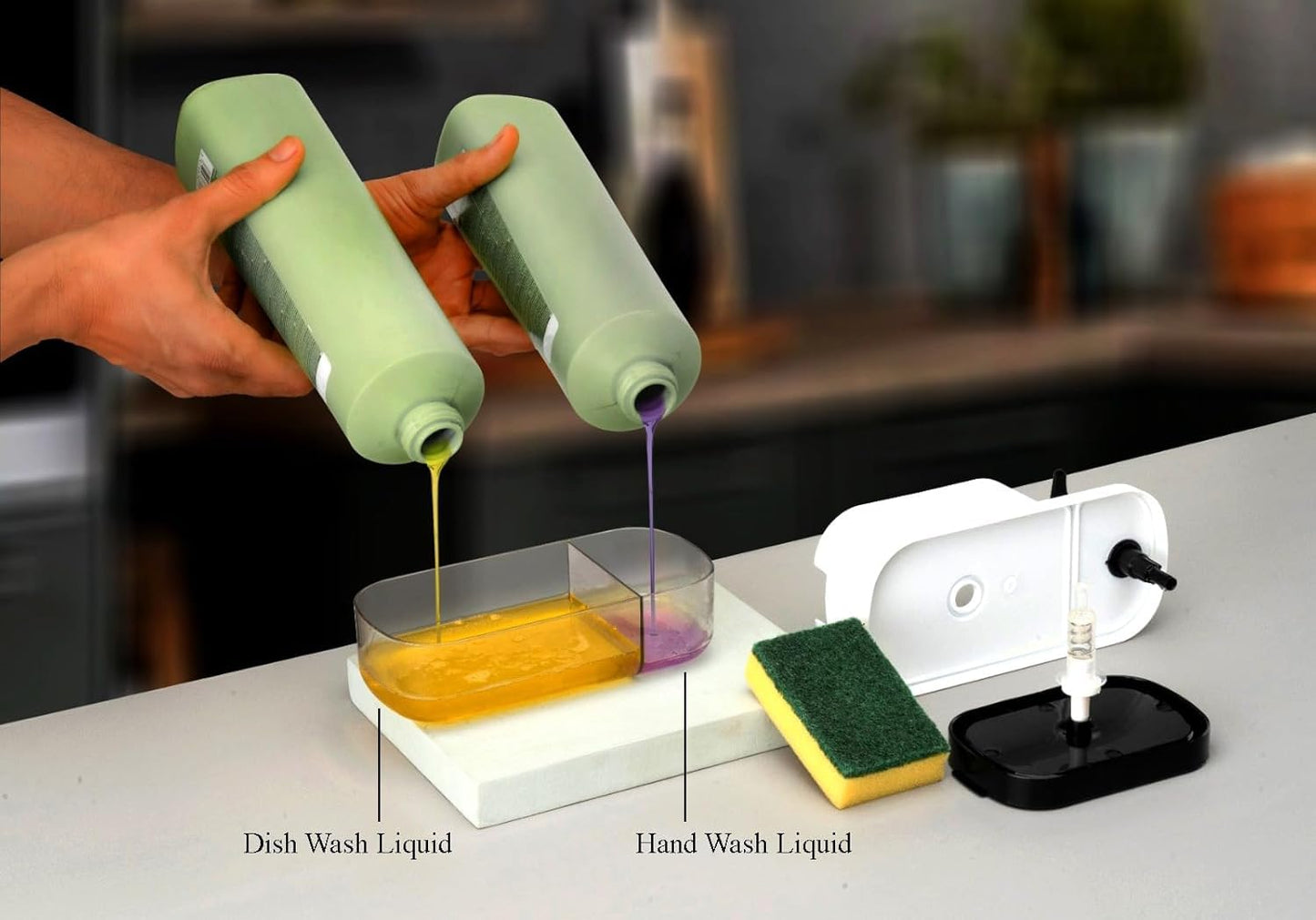 2 IN 1 SOAP DISPENSER