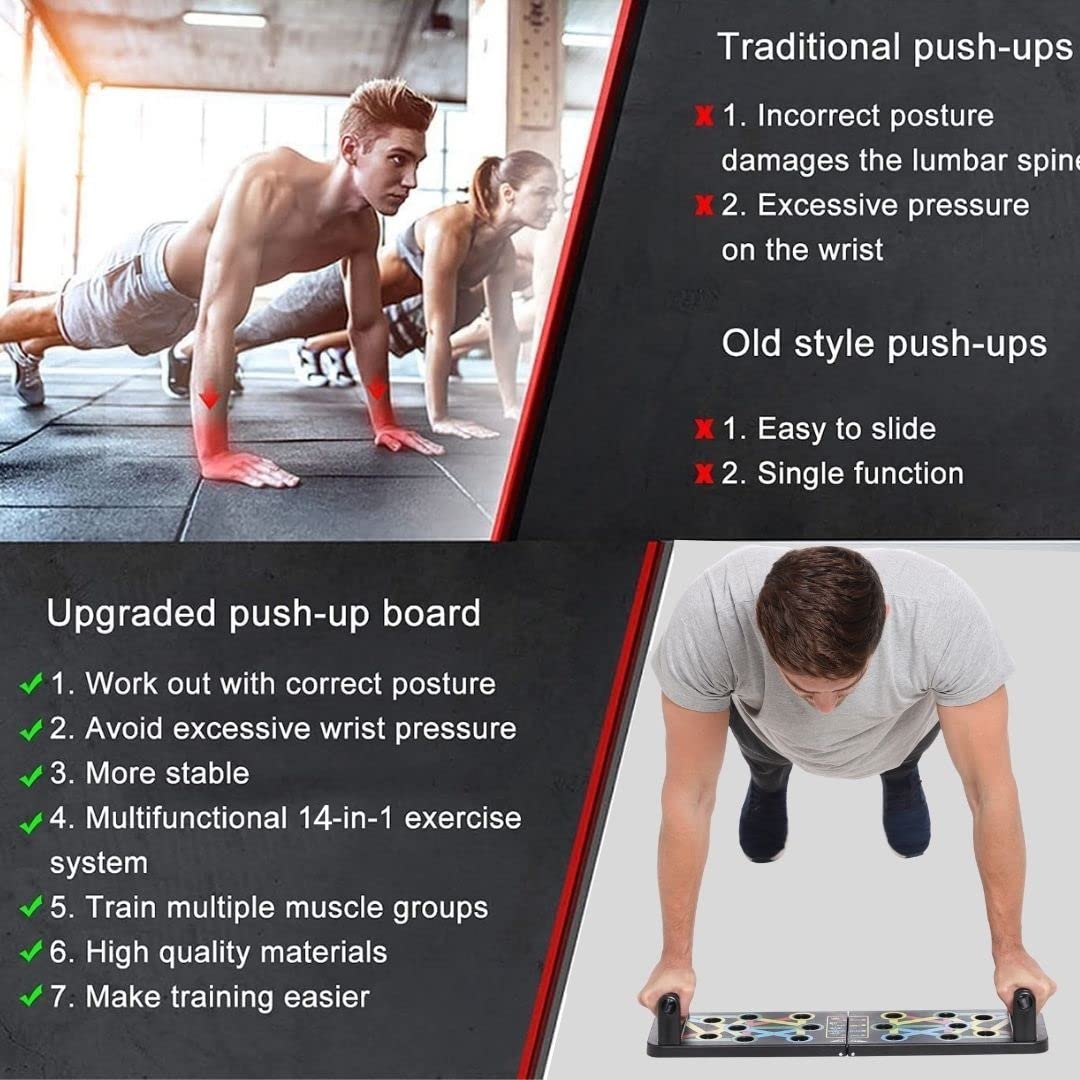 Push-up Board with anti slip accessories included