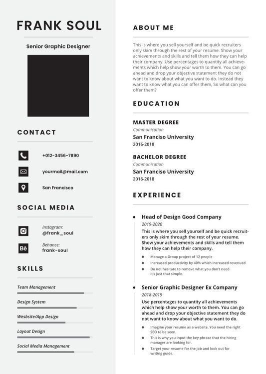 The Interview-Winning Resume Template Vol-13