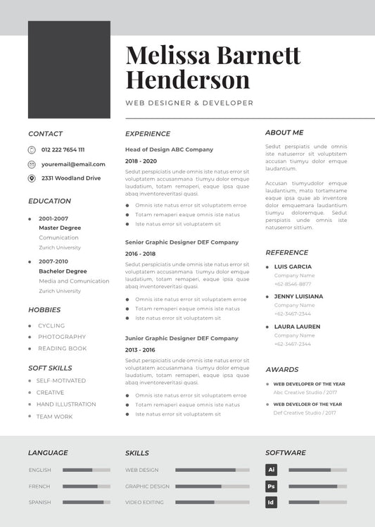 The Interview-Winning Resume Template Vol-19