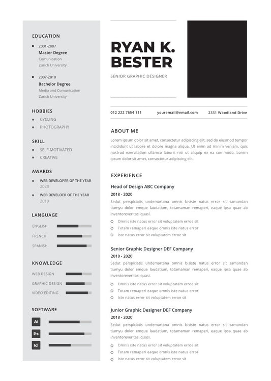 The Interview-Winning Resume Template Vol-34