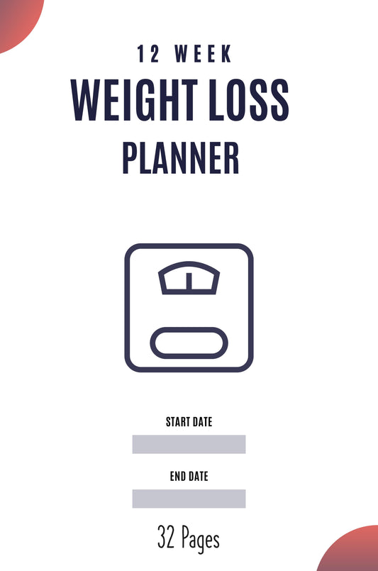 12 Week weight loss planner