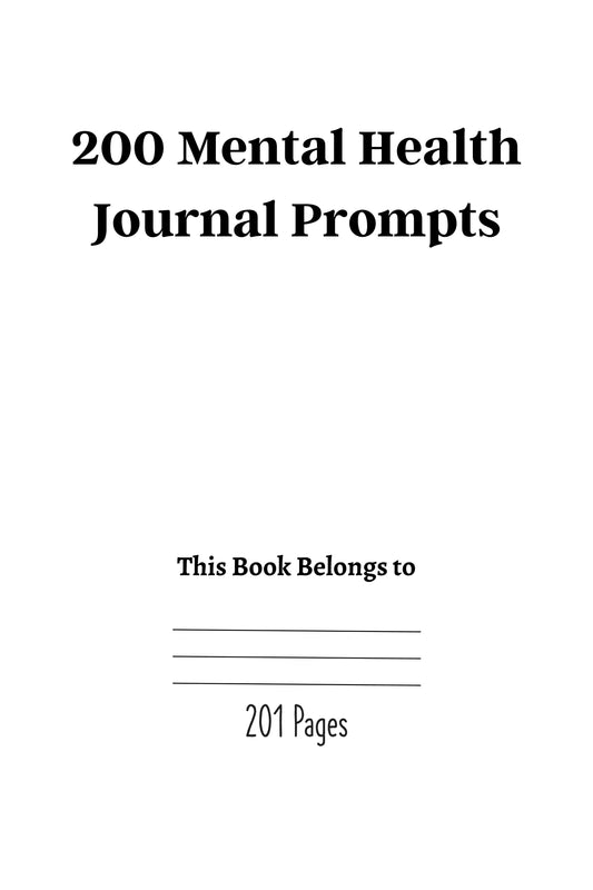 Mental Health Journal Prompts