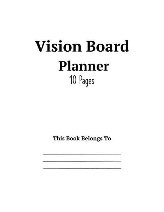 Vision Board Planner