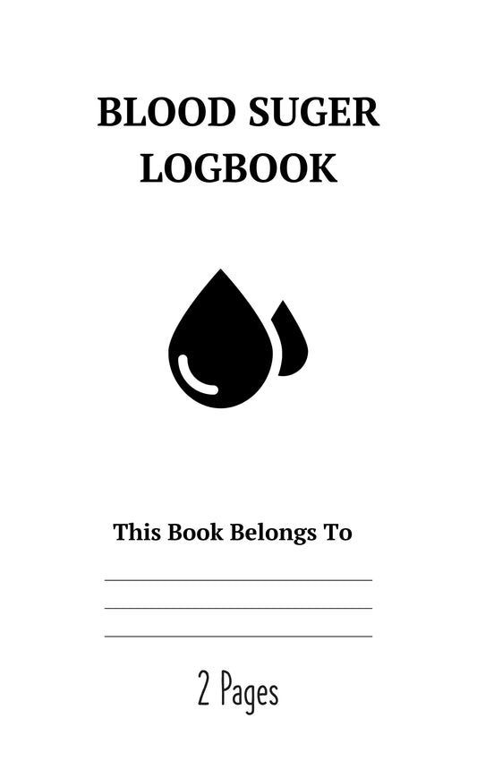 Blood Sugar Logbook