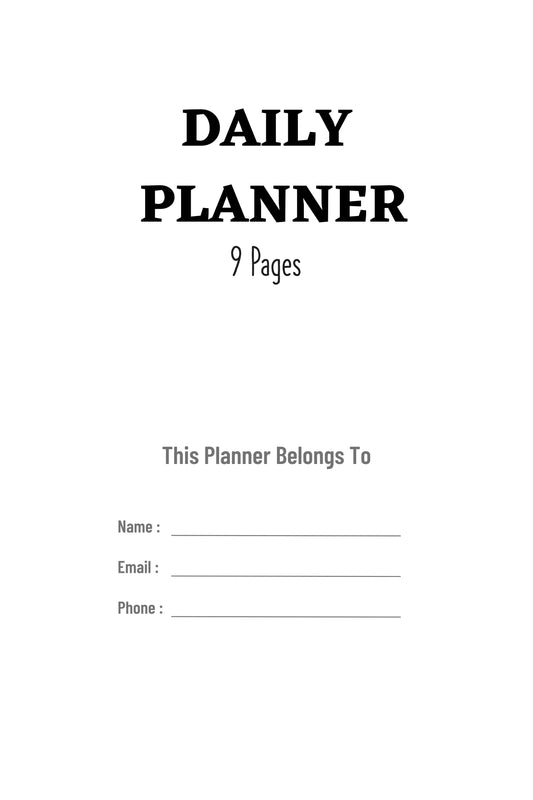Daily Planner