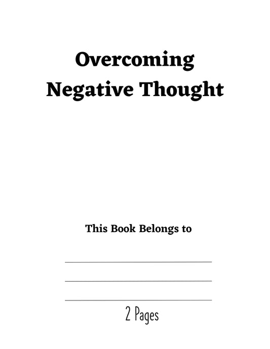 Overcoming Negative Thought