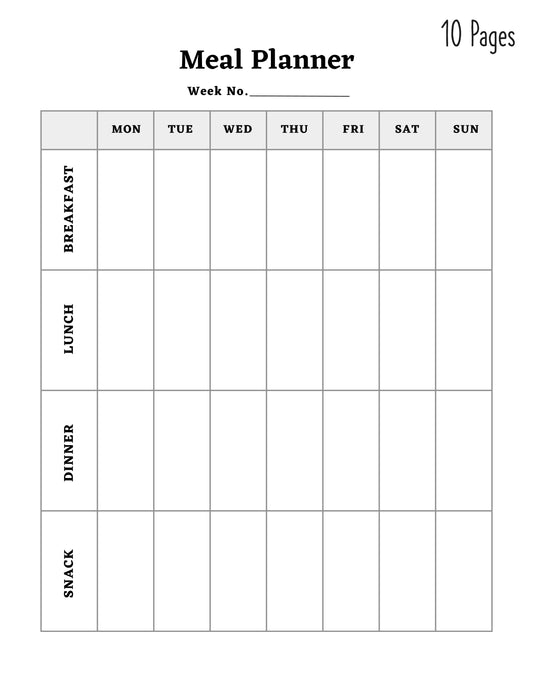 Meal & Pantry Planner