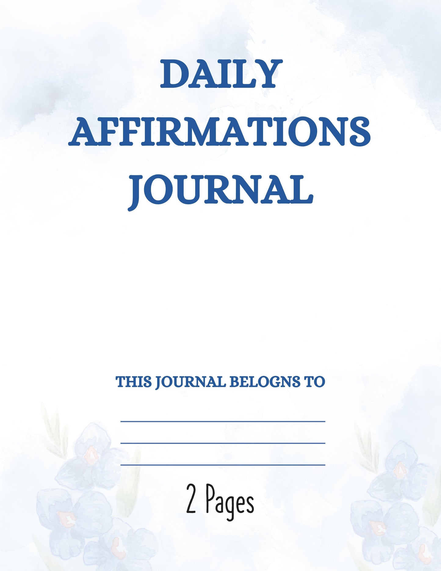 Daily Affirmations Journal