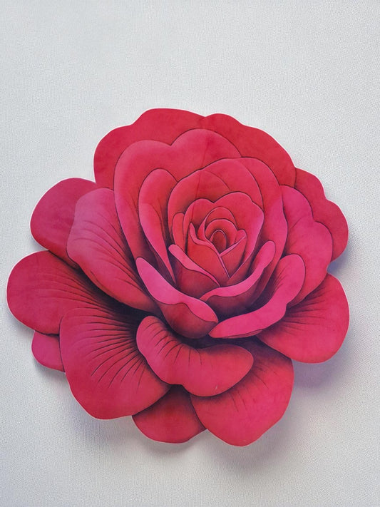 Rose 3D Shaped Floor Mat