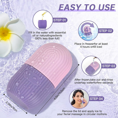 ICE ROLLER SILICONE FACIAL CUBE