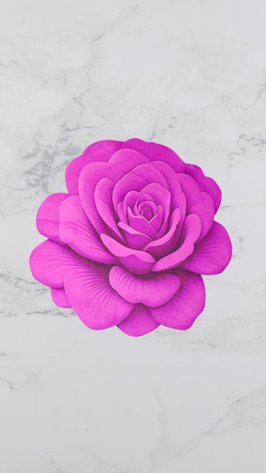 Rose 3D Shaped Floor Mat