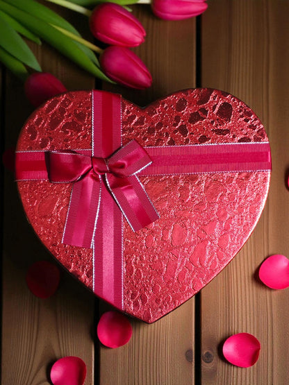 Premium Gift Hamper Heart Box (8x8x3 inch) Code - #03