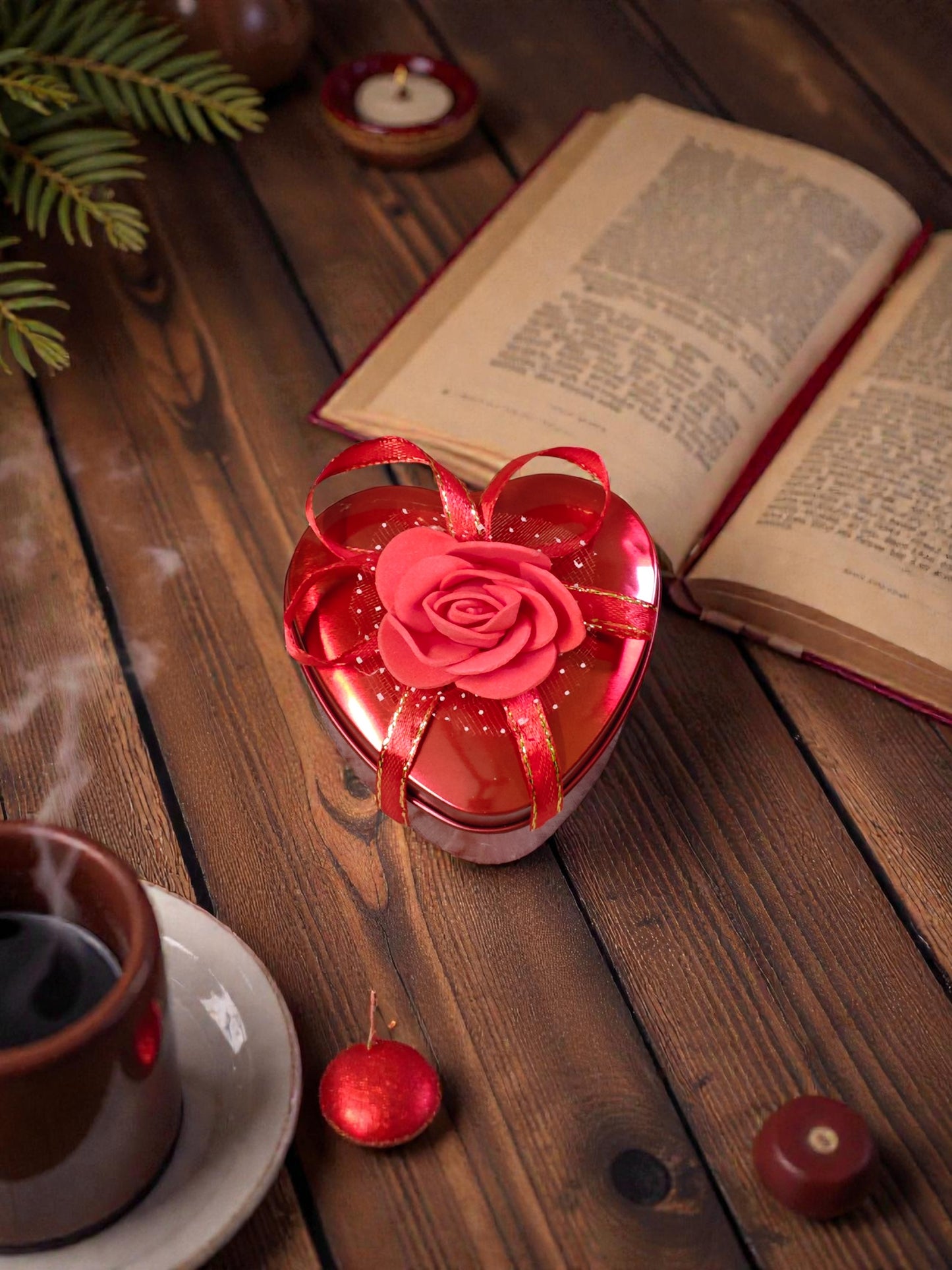 Premium Gift Hamper Mini Heart Box (2.5x2.5x1.5 inch) Code - #04