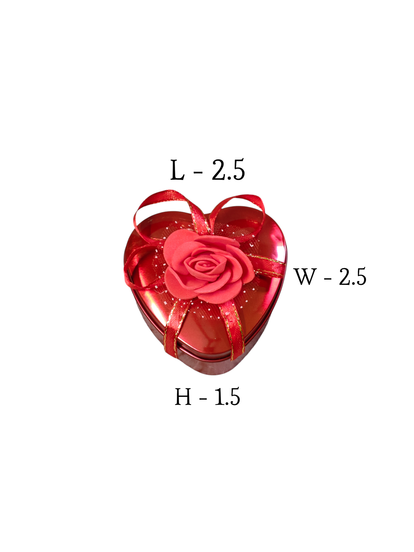 Premium Gift Hamper Mini Heart Box (2.5x2.5x1.5 inch) Code - #04