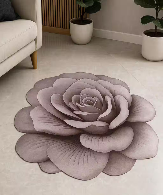 Rose 3D Shaped Floor Mat